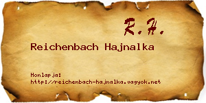 Reichenbach Hajnalka névjegykártya